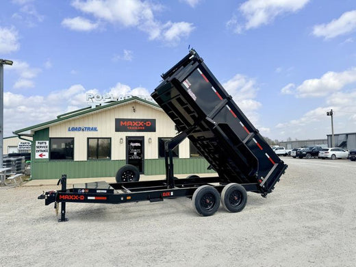 2026 New Maxx-D Dump Trailer | 83" X 14' | 17.5k GVWR | 3' Sides | 7GA Floor | Bumper Pull | DJB8314H