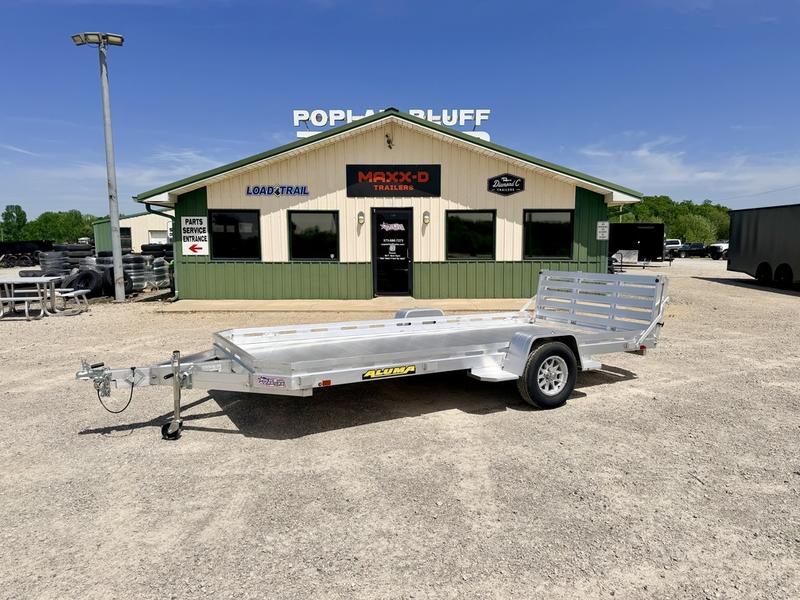 2027 New Aluma Utility Trailer | 78" X 14' | 2990 lb GVWR | Bi-Fold Tailgate | Aluminum Floor | 7814S-BT