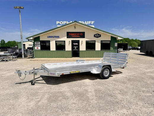 2027 New Aluma Utility Trailer | 78" X 14' | 2990 lb GVWR | Bi-Fold Tailgate | Aluminum Floor | 7814S-BT