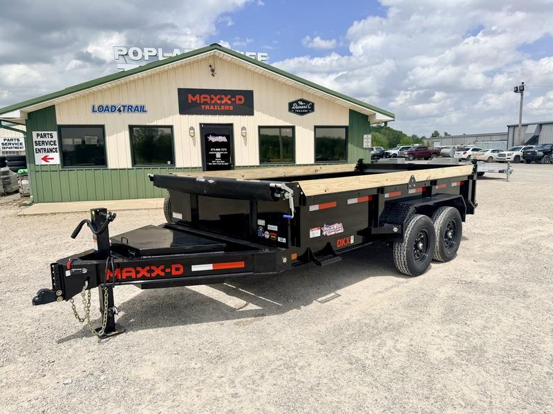 2026 New Maxx-D Dump Trailer | 14' x 83" | 14,000 lb GVWR | 24" Sides | Scissor Hoist | DKB8314