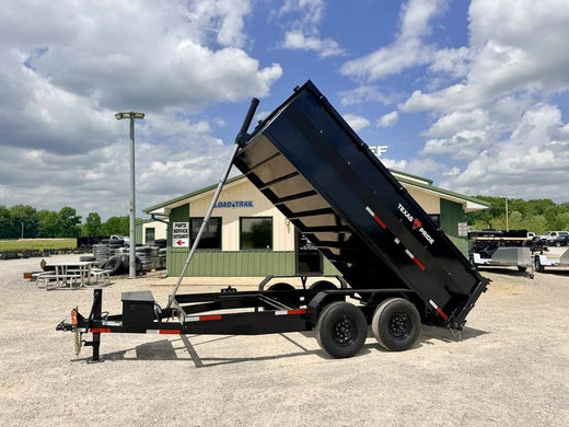 2026 New Texas Pride Dump Trailer | 7' x 14' x 3' | 14,000 lb GVWR | Telescopic Cylinder | Spread Gate | Model DT
