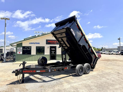 2027 New Maxx-D Dump Trailer | 14' x 83" | 14000 lb GVWR | 42" Sides | Scissor Hoist | DKB8314