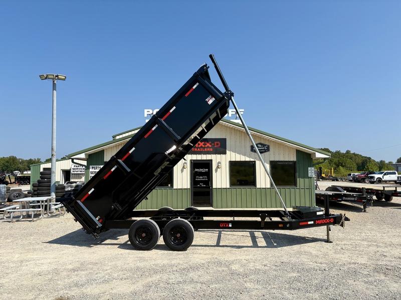 2026 New Maxx-D Dump Trailer | 16' x 83" | 16,000 lb GVWR | Telescopic Cylinder | 3' Sides | Hyd Jack | DTX8316
