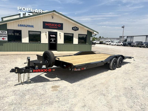 2027 New Maxx-D Car Hauler Trailer | 102" x 22' | 9990 lbs GVWR | Drive-Over Fenders | 5' Slide-In Ramps | H5X10222