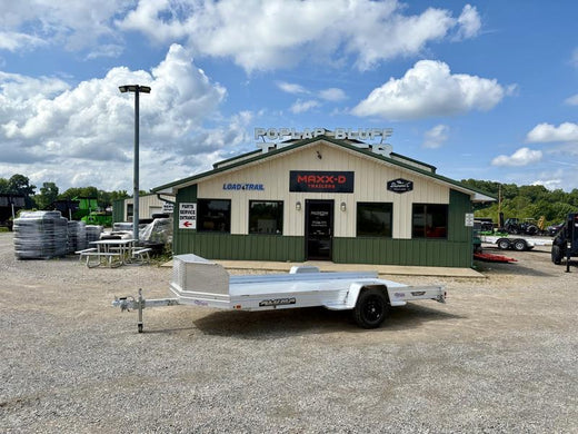 2026 New Aluma Utility Trailer | 78" X 14' | 2990 lb GVWR | Single Axle | 24" Rock Guard | Ramp Load | UTR14S-R