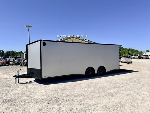2026 New D&A Trailers Enclosed Car Hauler Trailer | 8.5' X 24' | 9990 lb GVWR | Spread Torsion Axles | Spoiler | Model 8.5 x 24' Enclosed Car Hauler W