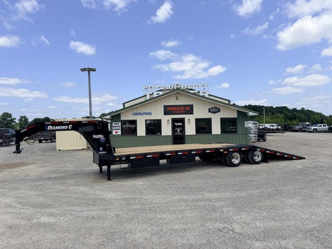 2026 New Diamond C Gooseneck Trailer | 32' x 102" | 25900 lbs GVWR | Hydraulic Dovetail | 12k EOH Disc Brake Axles | FMAX212 2.0