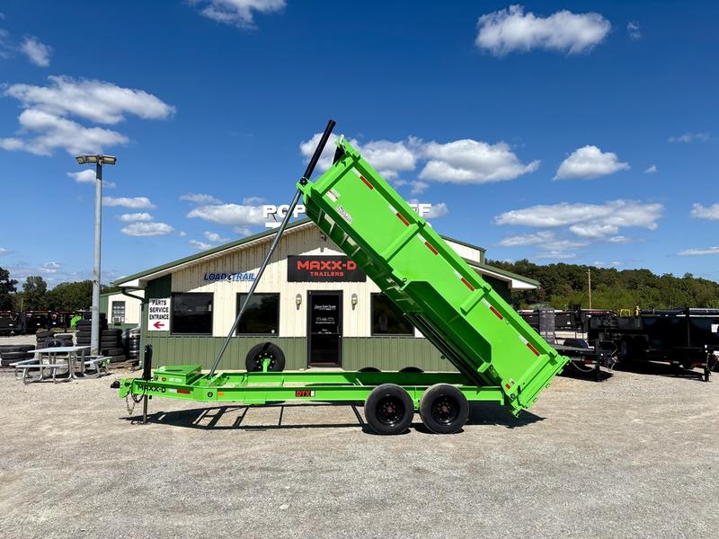 2026 New Maxx-D Dump Trailer | 16' X 83" | 16000 LB GVWR | Telescopic Dump | 3' Sides | Hyd Jack | DTX8316