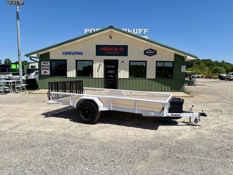 2025 New Diamond C Utility Trailer | 77" X 12' | 3.5k GVWR | Single Axle | Bi-Fold Tail Gate | PSA135