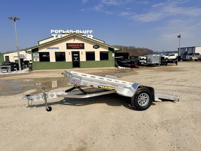 2027 New Aluma Tilt Trailer | 77.5" x 12' | 2990 lb GVWR | All-Aluminum Frame | Hydraulic Tilt | 7712H-TILT-S