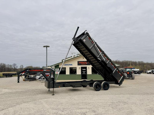 2026 New Maxx-D Gooseneck Dump Trailer | 20' x 83" | 21000 lb GVWR | 3' Solid Sides | 7-Gauge Steel Floor | DSX8320G