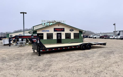 2026 New Maxx-D Gooseneck Trailer | 32' x 102" | 18k GVWR | MAXX Ramps | 4' Dovetail | H8X10232G