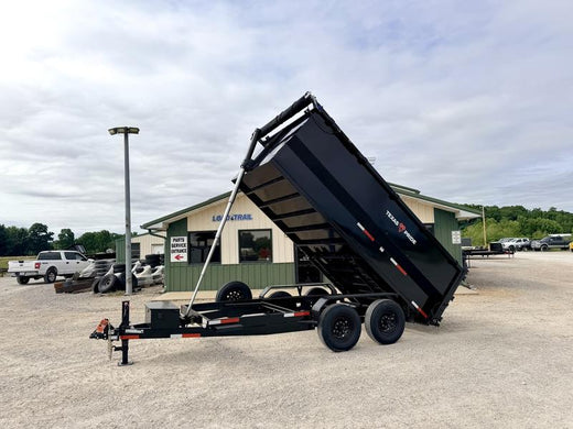 2026 New Texas Pride Dump Trailer | 7' x 14' x 4' | 14000 lbs GVWR | Telescopic Hoist | Spread Gate | Model: DT