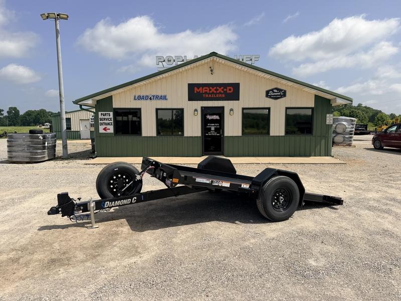 2026 New Diamond C Tilt Trailer | 77" x 12' | 7000 lbs GVWR | Scissor Lift Tilt | Single Axle | DSA107