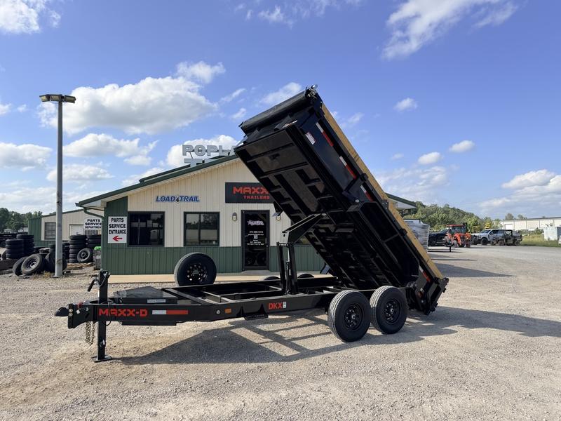 2026 New Maxx-D Dump Trailer | 14' x 83" | 14000 lb GVWR | 24" Sides | Scissor Hoist | DKB8314
