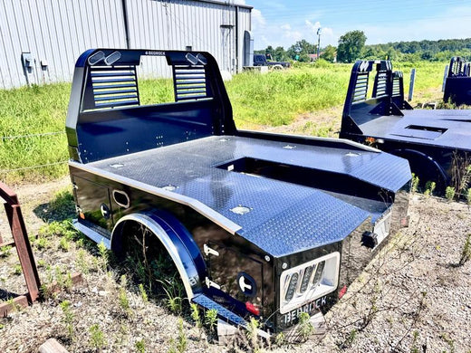 2025 New Bedrock Truck Bed | 8'6" | Fits 2019-Current Ram 3500 DRW | Gooseneck Hitch | Skirted Toolboxes | 20O Onyx