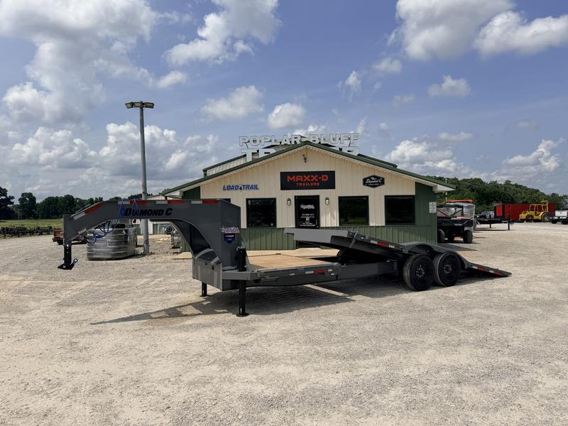 2026 New Diamond C Gooseneck Tilt Trailer | 24' x 102" | 23k GVWR | Pro-Tilt Power | 18' Tilt Bed | HXD210GN