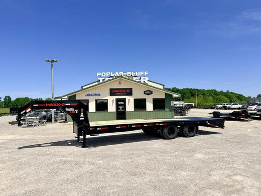 2027 New Maxx-D Gooseneck Trailer | 25' x 102" | 25,000 lb GVWR | Tandem Dual Deckover | MAXXD-OUT Ramps | LDX10225