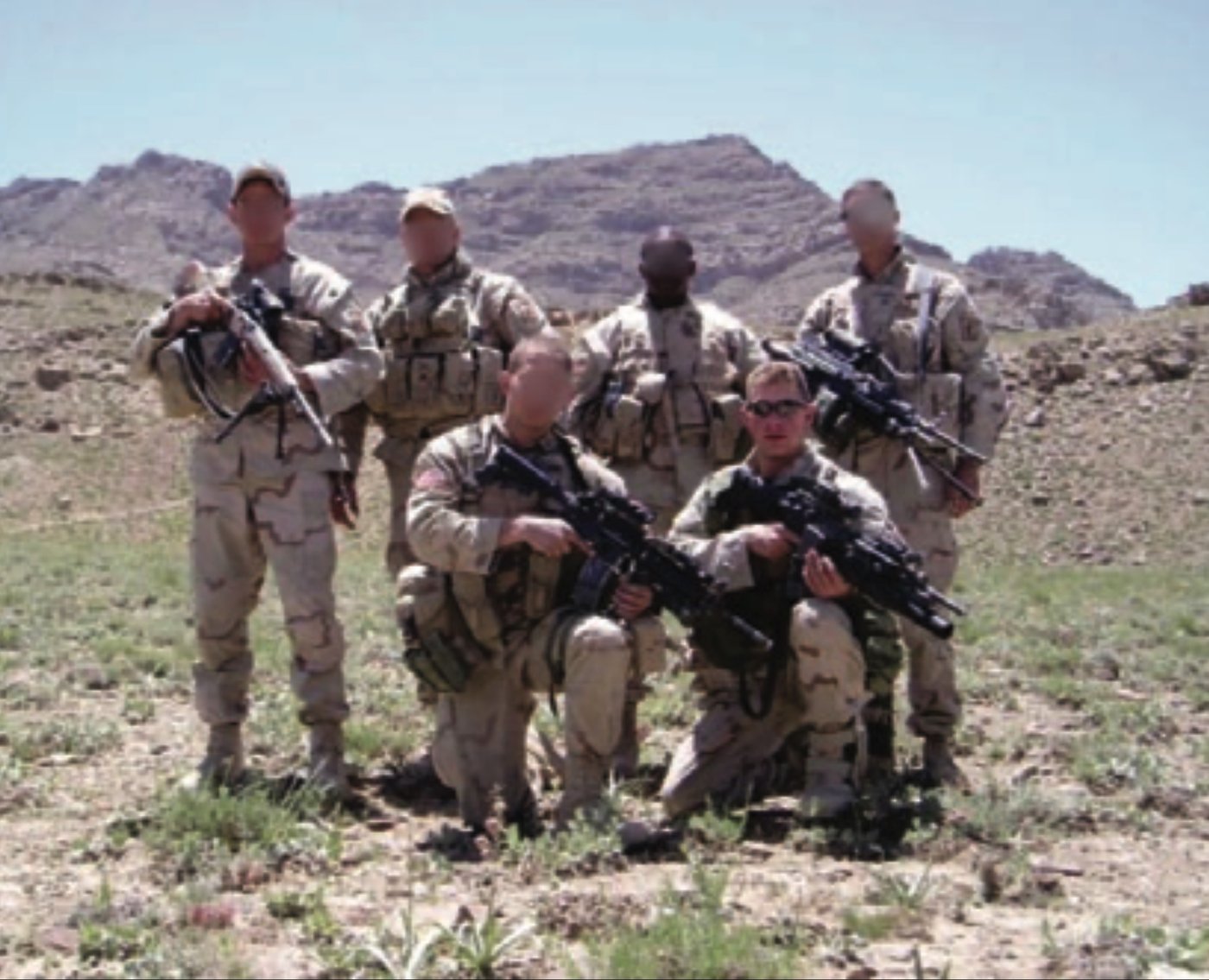Infantry squad in the field